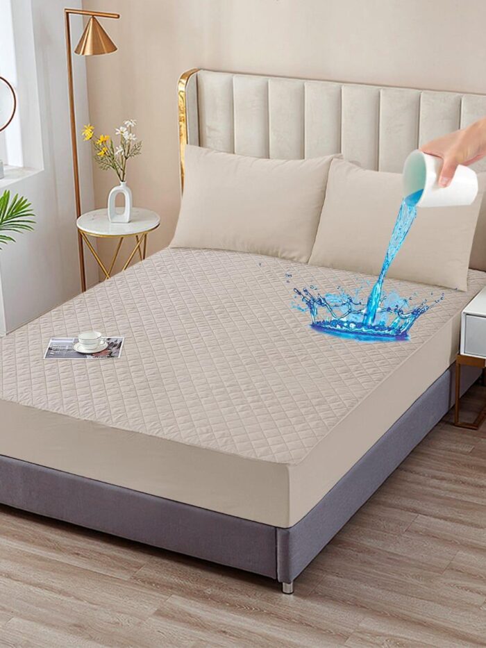 Quilted Waterproof Mattress Fitted covers | 💯% Waterproof Mattress Protector Bedsheet