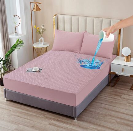 Quilted Waterproof Mattress Fitted covers | 💯% Waterproof Mattress Protector Bedsheet - Image 2