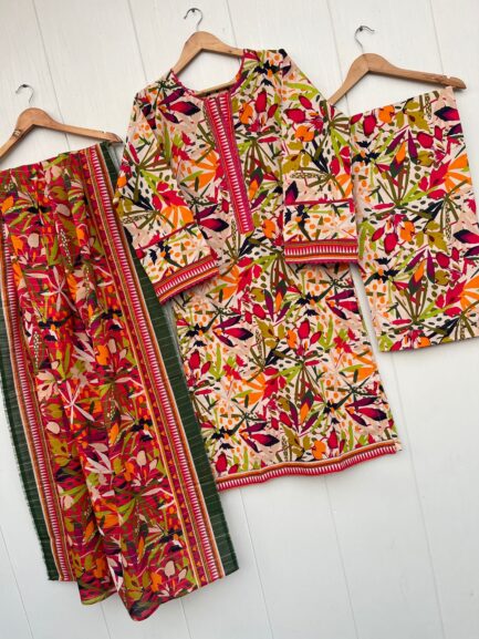 Binsaeed Original(with stamp) Khaddar Fabric - Image 3