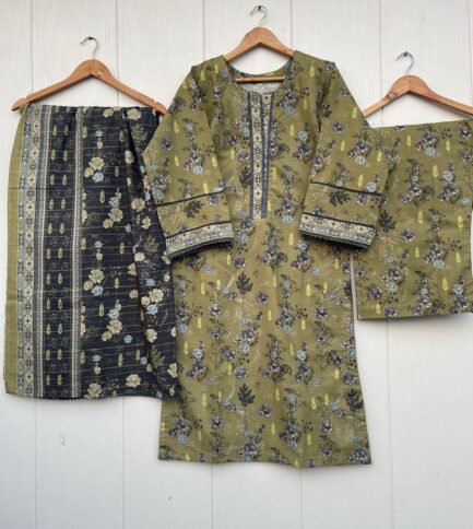 Binsaeed Original(with stamp) Khaddar Fabric - Image 2