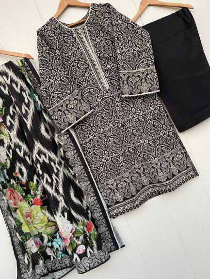 Binsaeed Original(with stamp) Khaddar Fabric - Image 7
