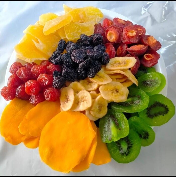 ہفتے کے سات دن اور سات ڈی ہائیڈریٹڈ فروٹس