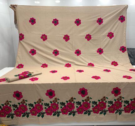 Gulab imbriodad bed sheet - Image 3