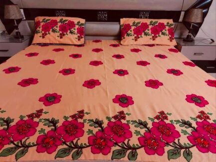 Gulab imbriodad bed sheet - Image 6