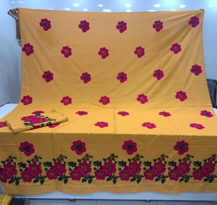 Gulab imbriodad bed sheet - Image 2