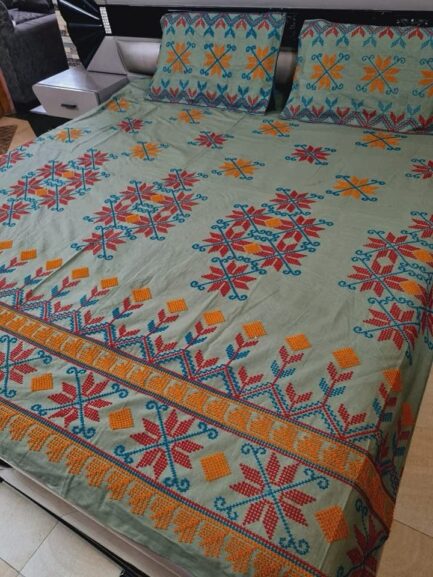 Hath ki karhaey bed sheet - Image 5