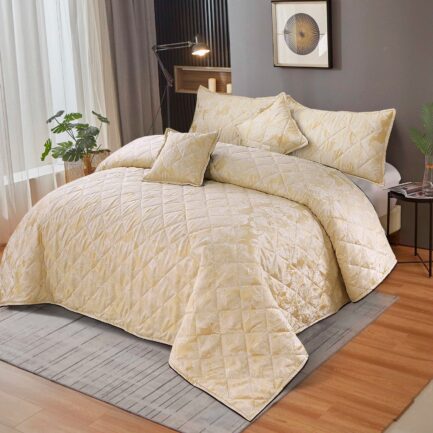 Marry Gold Quilted Palachi Bedspread - Image 8