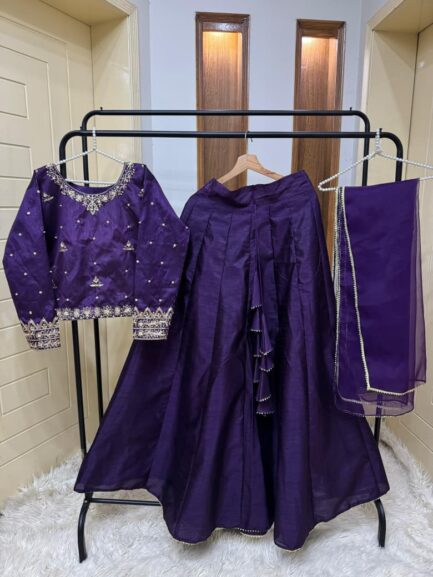 Handmade Tilla Embd Choli(kurti) lining attached - Image 3