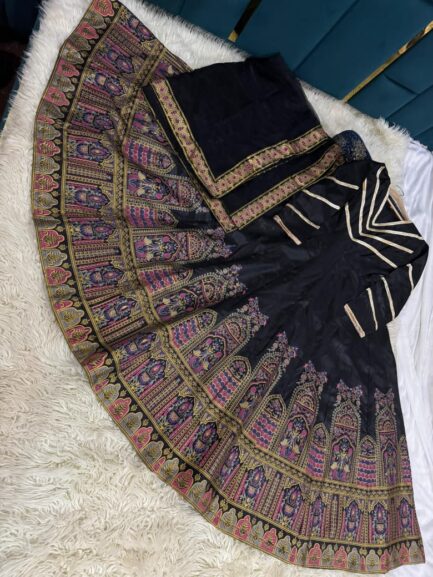3yard 4.sided border Organza Dupta - Image 10