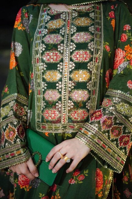 3 piece Silk Sequin embroidery - Image 13