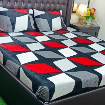 3Pc Fleece Bedsheet
