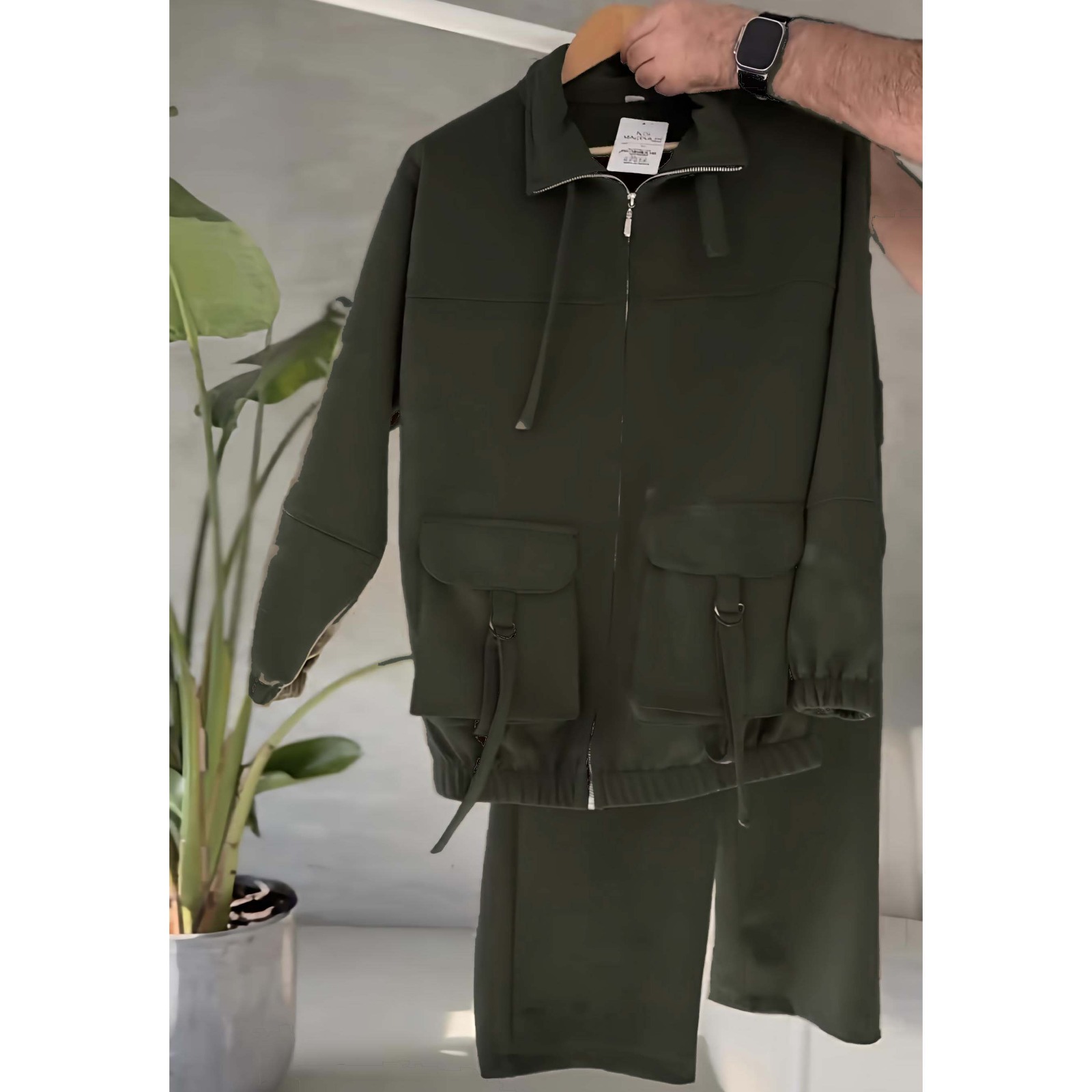 A&S Oxfona 6-Pocket Cargo Style 2-Pcs Winter Co-Ord Set. WWTS-17 - Image 3