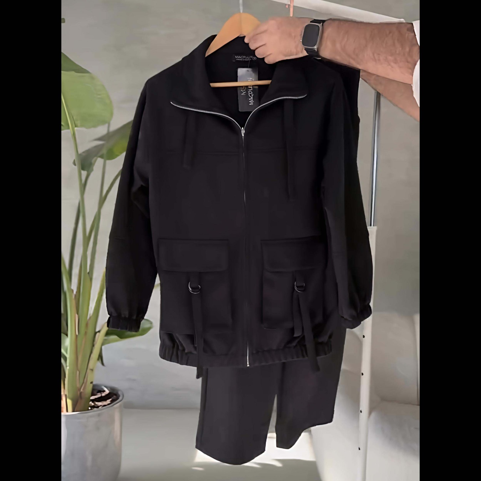 A&S Oxfona 6-Pocket Cargo Style 2-Pcs Winter Co-Ord Set. WWTS-17 - Image 2