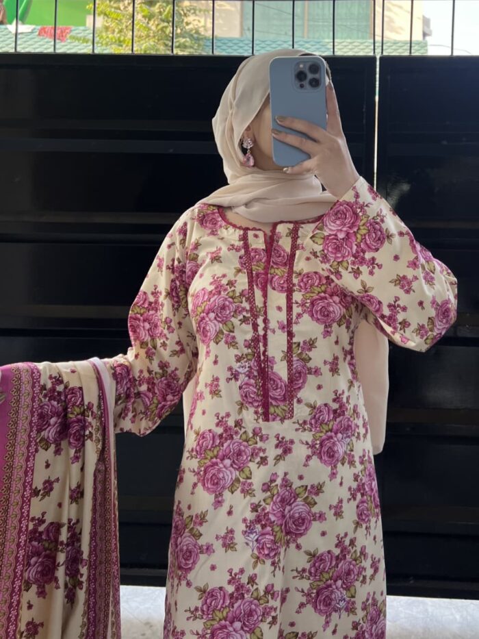 Chikenkari Boring Style Embd