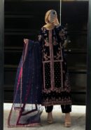 9000 micro Valvet - Sequine Embd Organza Dupta